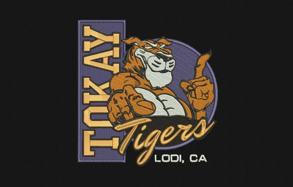 Embroidery Works of Lodi partners with Tokay High School.